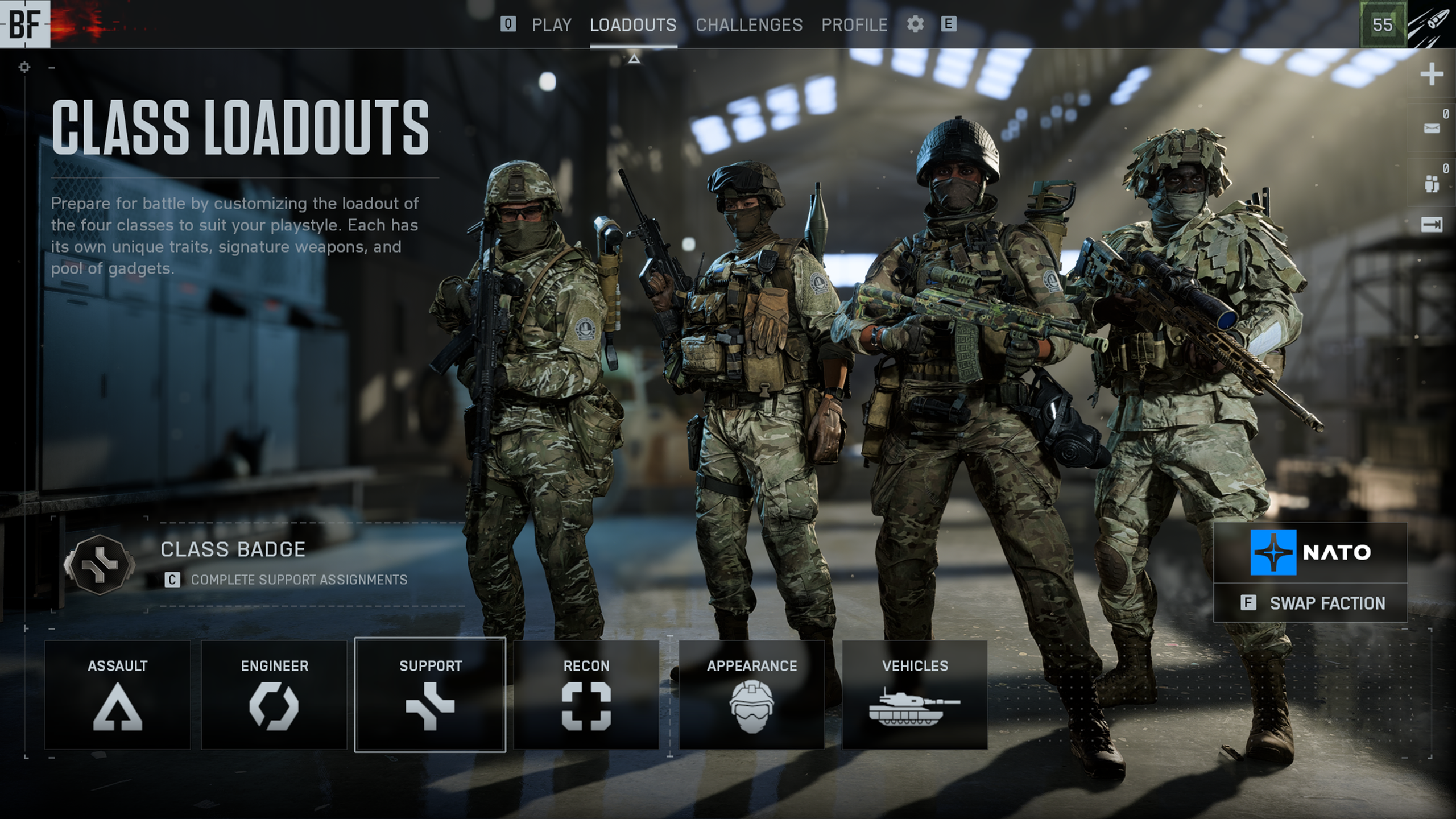 Battlefield REDSEC Squad Composition Layouts